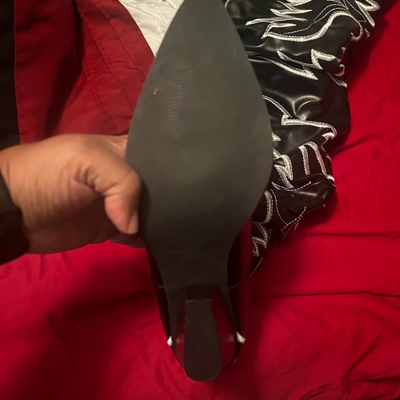 Cowgirl knee high boots never worn *BRAND NEW WITHOUT TAGS NWOT - Picture 2 of 2